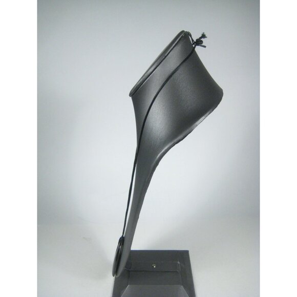 Ceramic Necklace Pendant Geometric Statement Cord Strand 26 Inch Signed G - Picture 10 of 12